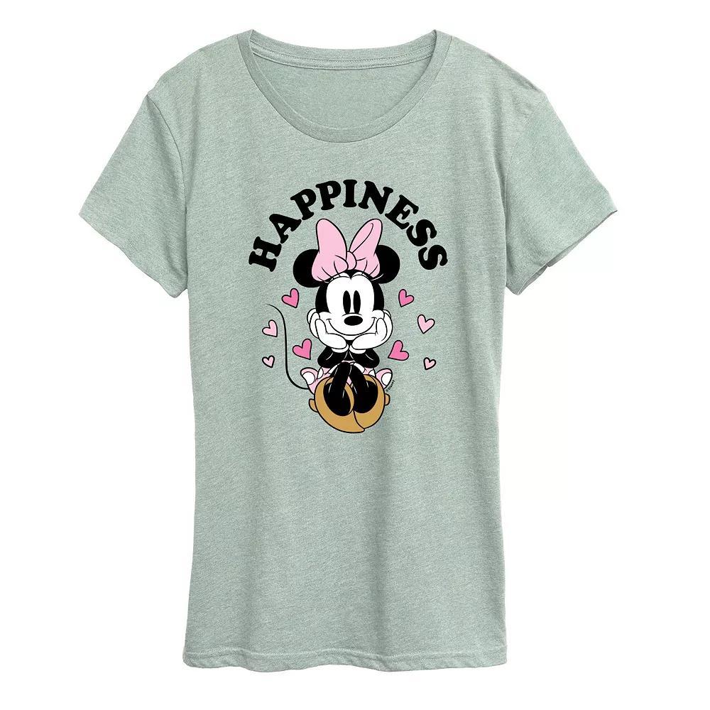 Disney's Minnie Mouse Women's Happiness Graphic Tee,  Product Image