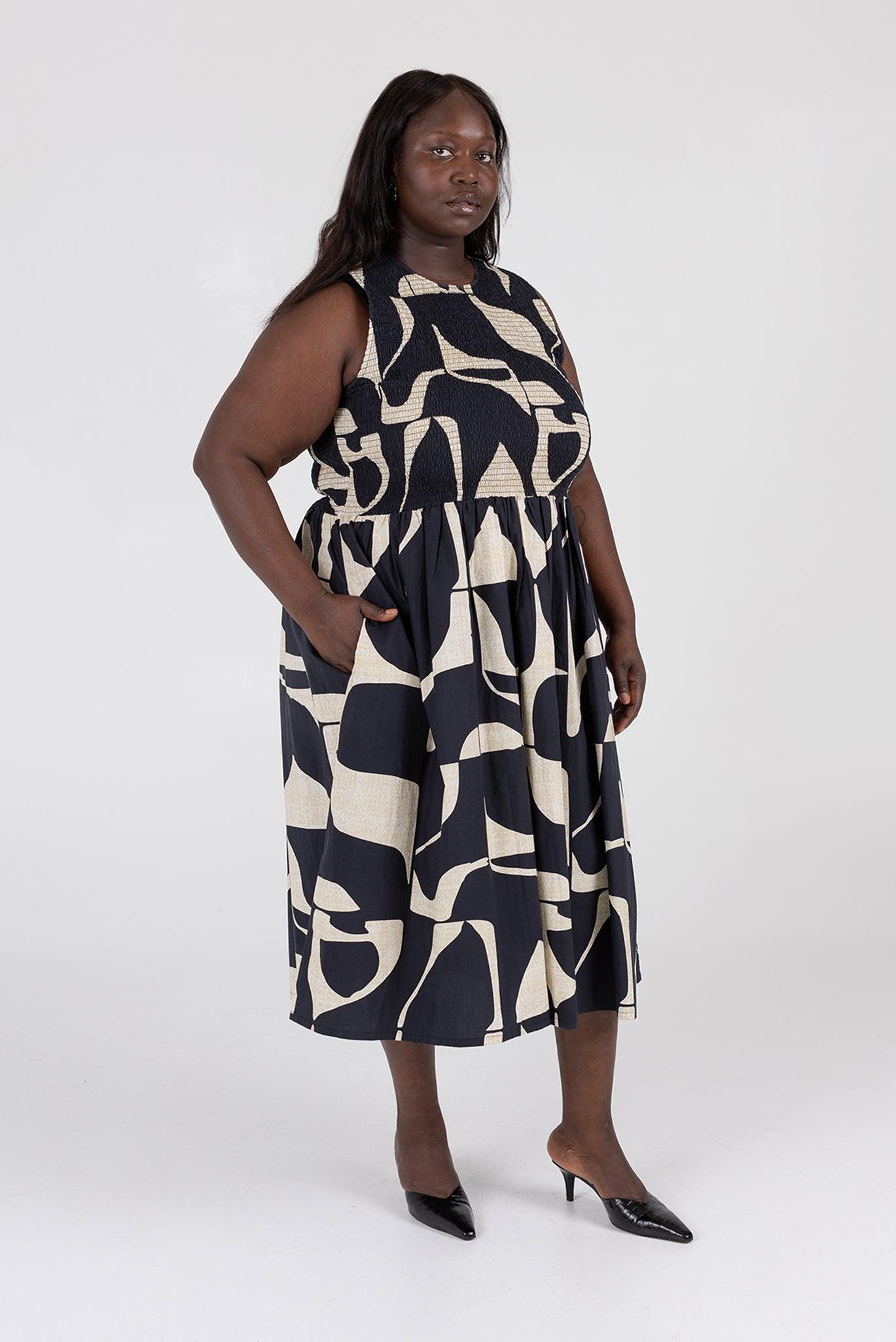 Flor Dress - Nero Sky Product Image