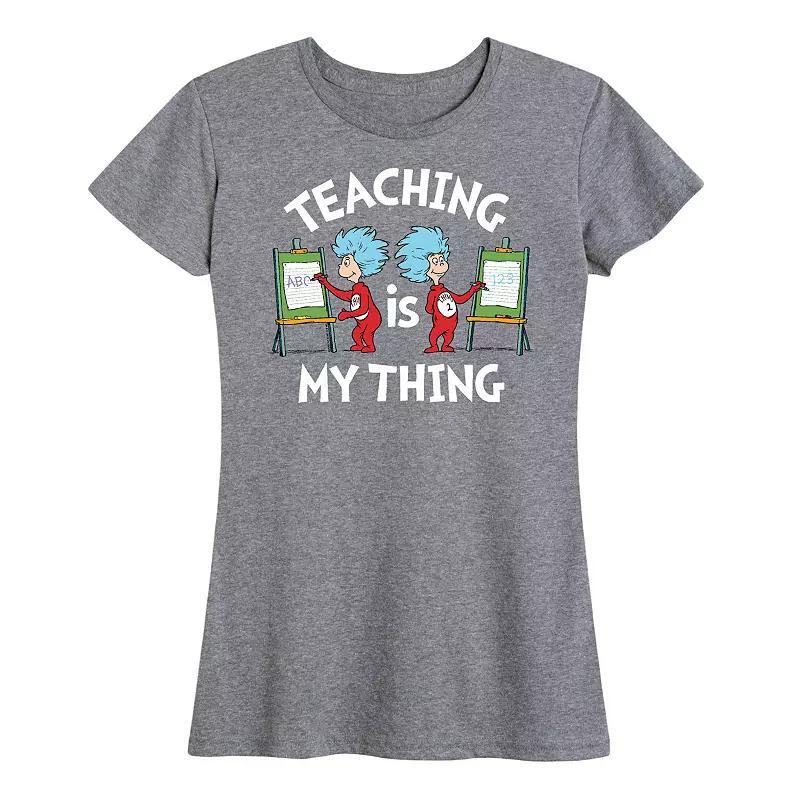 Women's Dr. Seuss Teaching Is My Thing Graphic Tee, Girl's,  Product Image