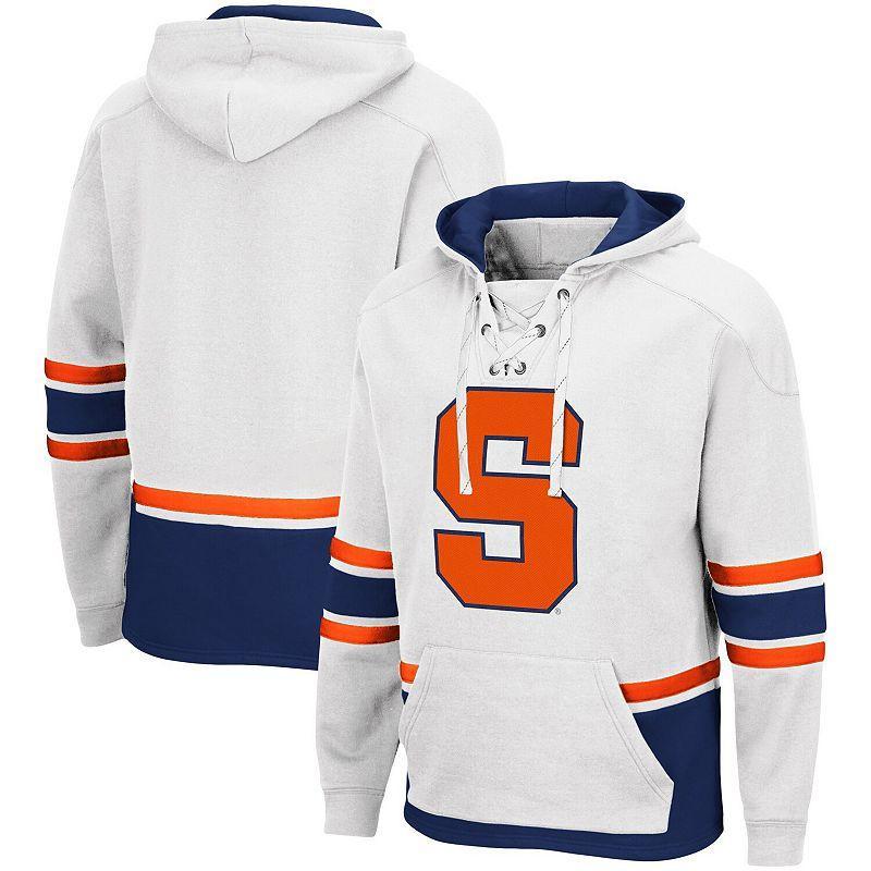 Mens Colosseum Clemson Tigers Lace Up 3.0 Pullover Hoodie Product Image