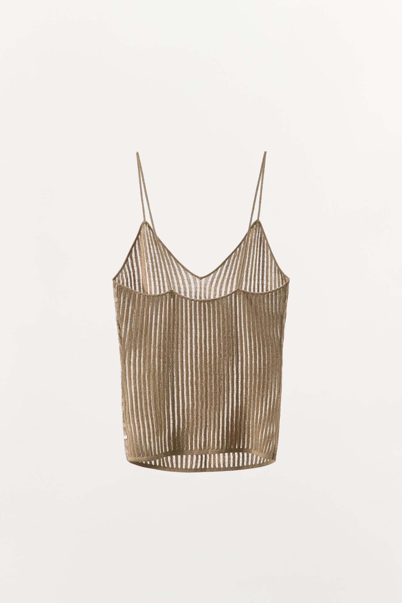 SEQUIN KNIT TOP Product Image