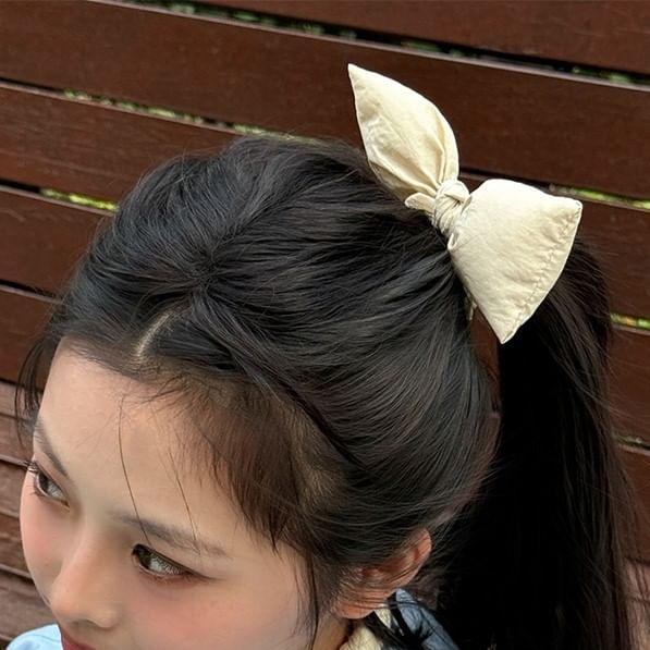 Plain Bow Hair Tie Product Image