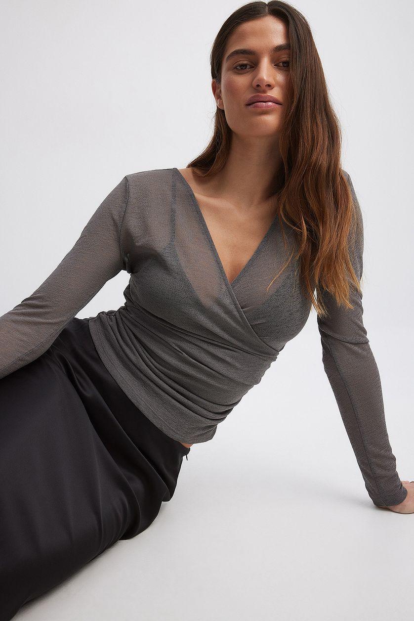 Draped Jersey Top Product Image