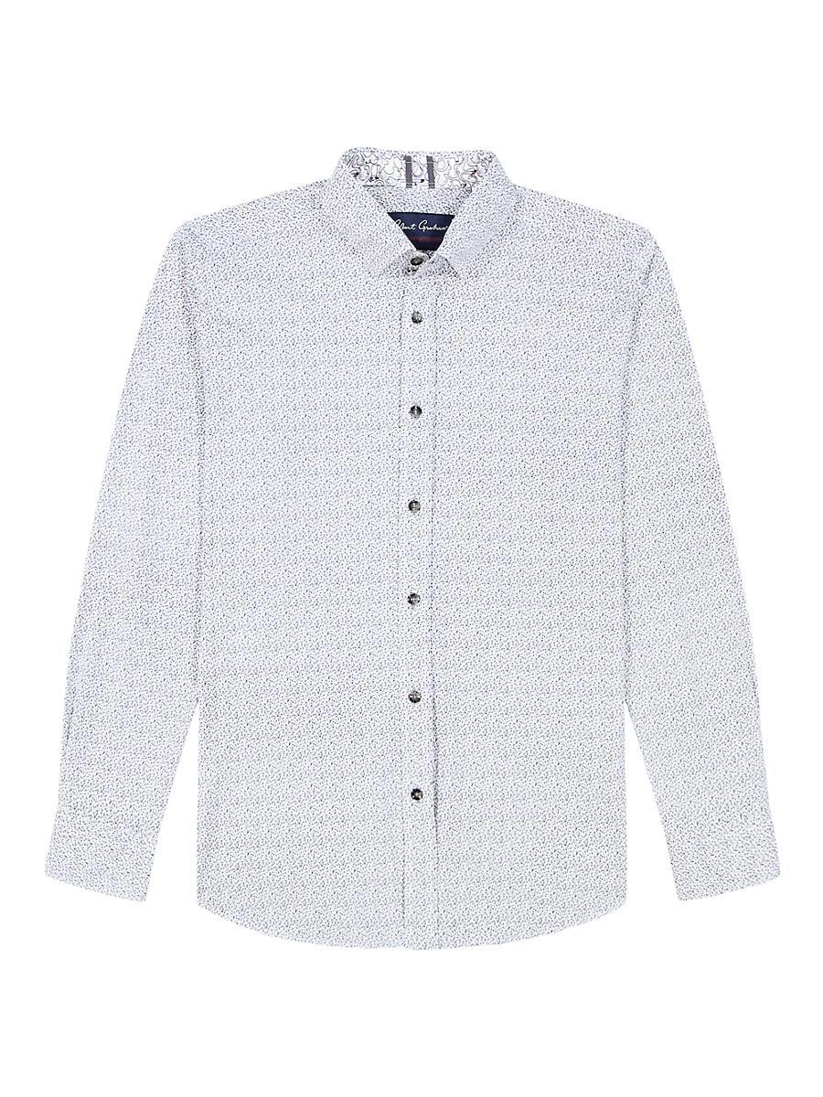 Mens Dorsey Printed Button-Front Shirt Product Image