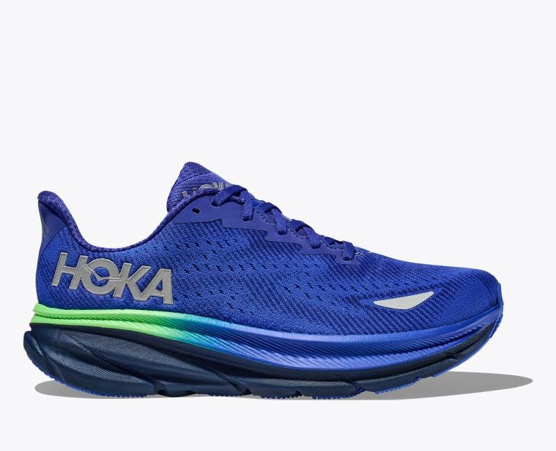 HOKA Mens Clifton 9 GTX Shoes in Dazzling Blue/Evening Sky, Size 10.5 Product Image