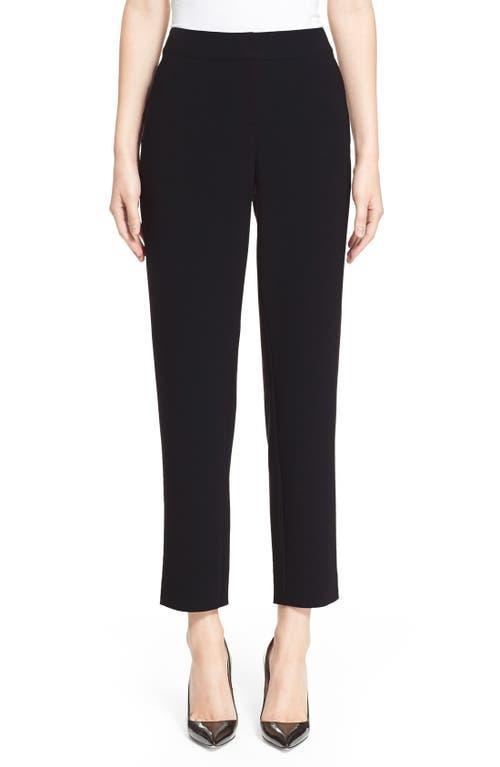 Emma Marocain Cropped Pants, Caviar Product Image