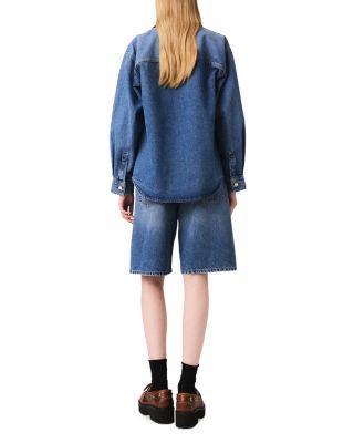 Faded Denim Jacket Product Image