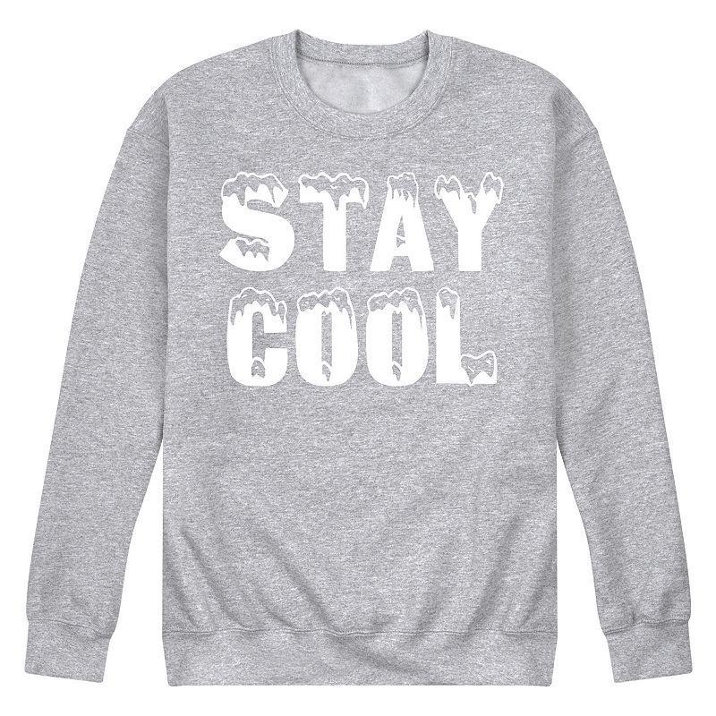 Men's Stay Cool Fleece Sweatshirt, Size: Small, Blue Product Image