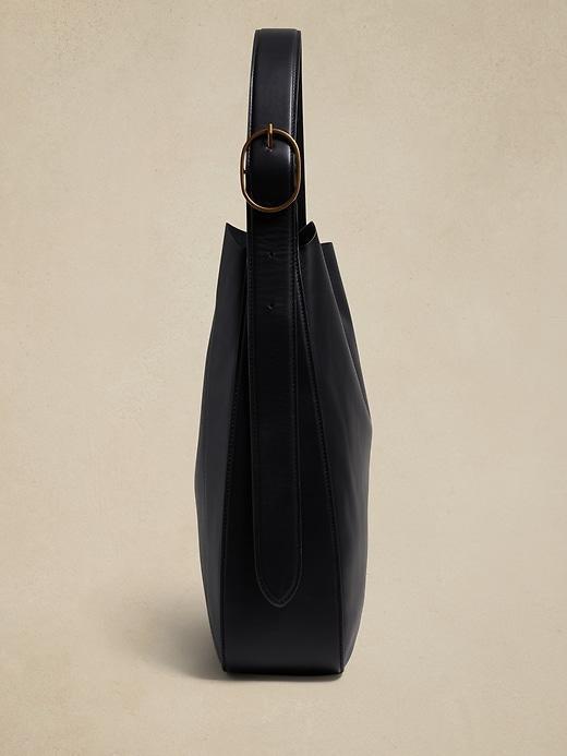 Leather Oversize Tote Product Image