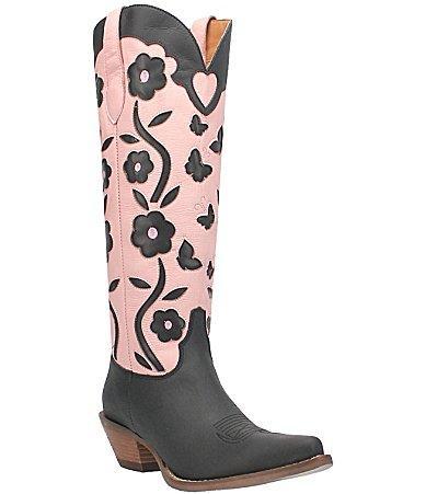 Dingo Goodness Gracious Leather Floral Tall Western Boots Product Image