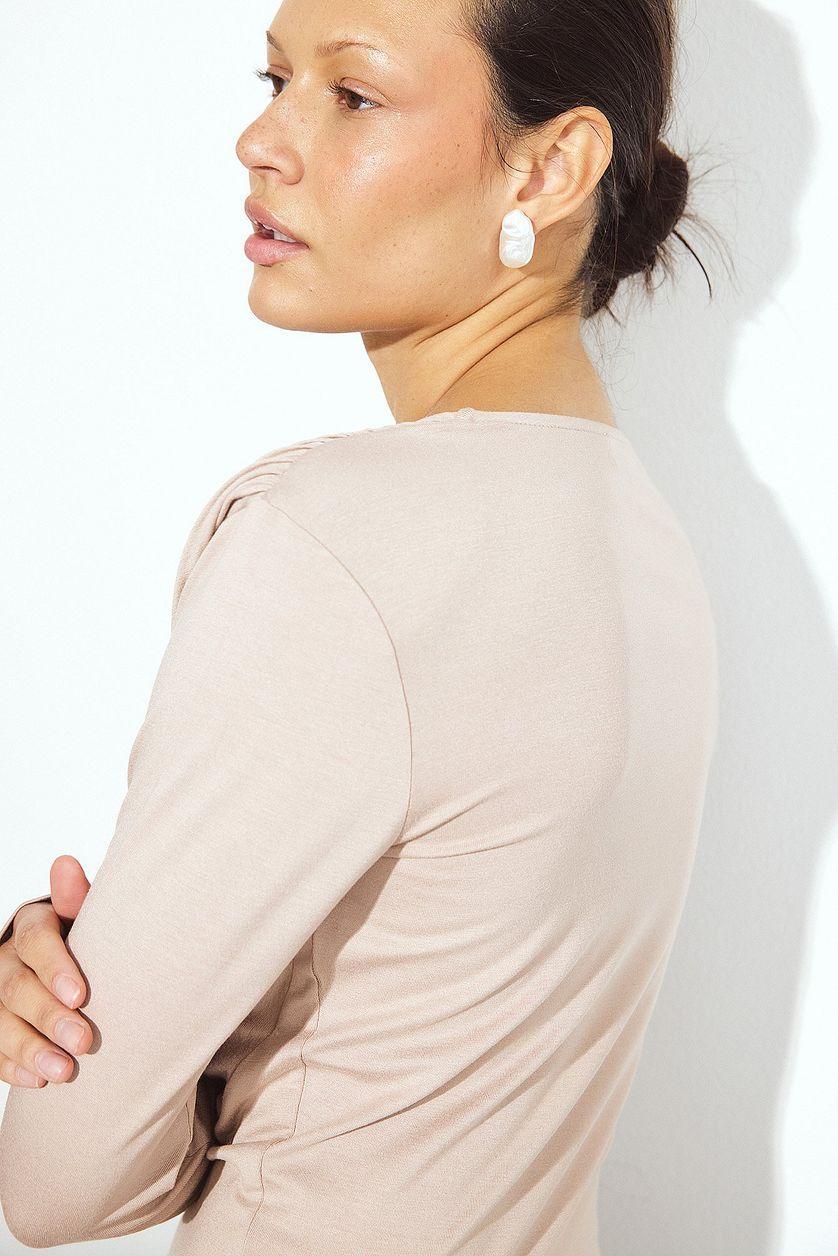 Soft Line Draped Top Product Image