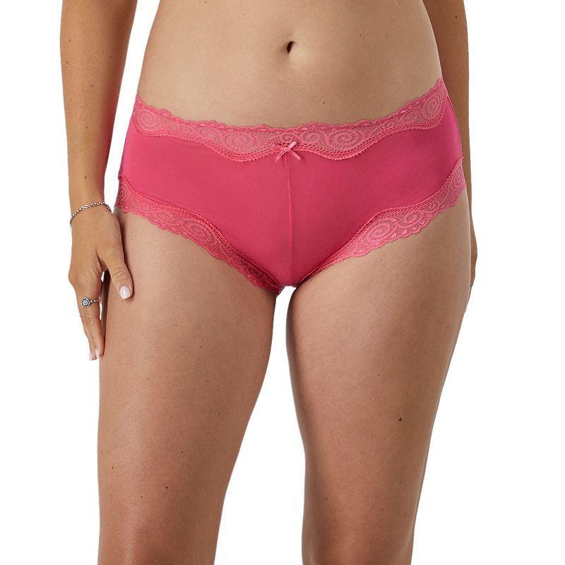 Maidenform Scalloped Lace Trim Cheeky Hipster Underwear 40837, Womens Product Image