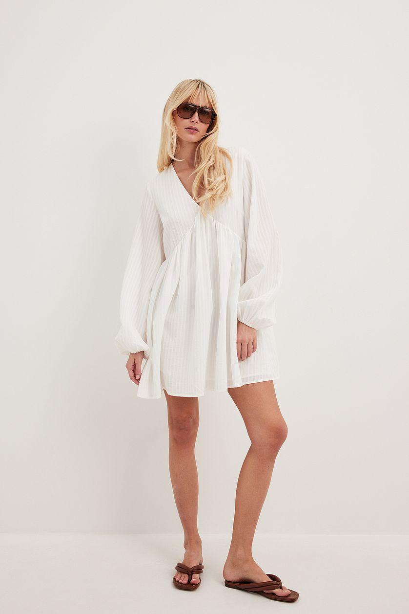 Structured Flowy Mini Dress Product Image