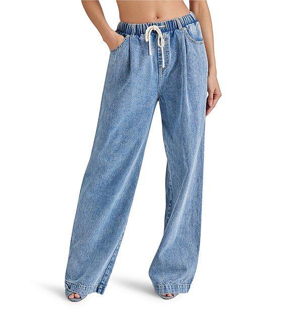 Steve Madden Minorca Front Tie Pull On Wide Leg Pant Product Image