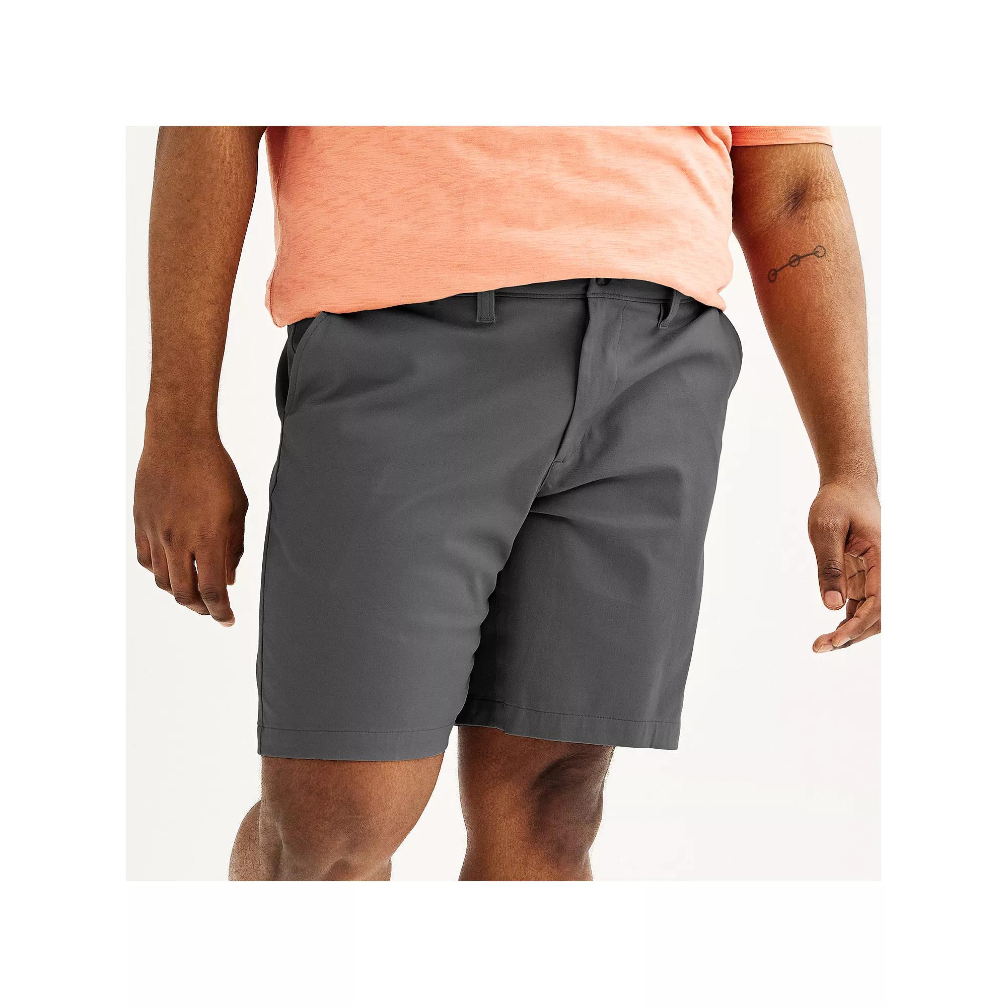 Big & Tall Sonoma Goods For Life® 9-in. Flexwear Flat Front Shorts, Men's,  Product Image