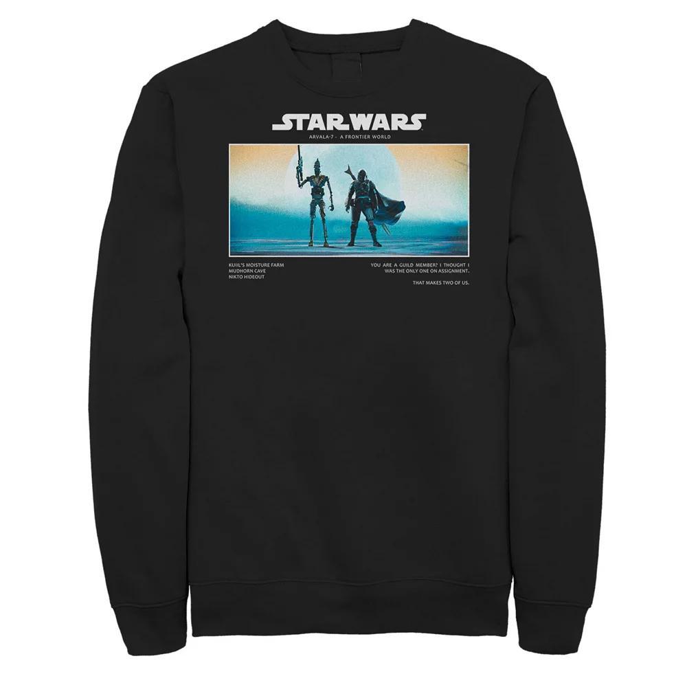 Men's Star Wars The Mandalorian The Child Love Valentine's Day Sweatshirt,  Product Image