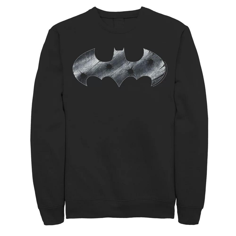 Men's DC Comics Batman Steel Logo Sweatshirt,  Product Image