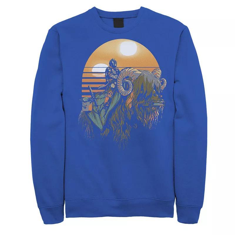 Men's Star Wars Bantha Riders Sunset Retro Portrait Sweatshirt,  Product Image