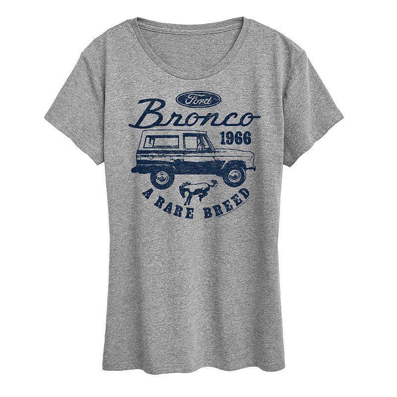 Women's Ford Vintage Bronco Rare Breed Graphic Tee, Size: XL, White Product Image