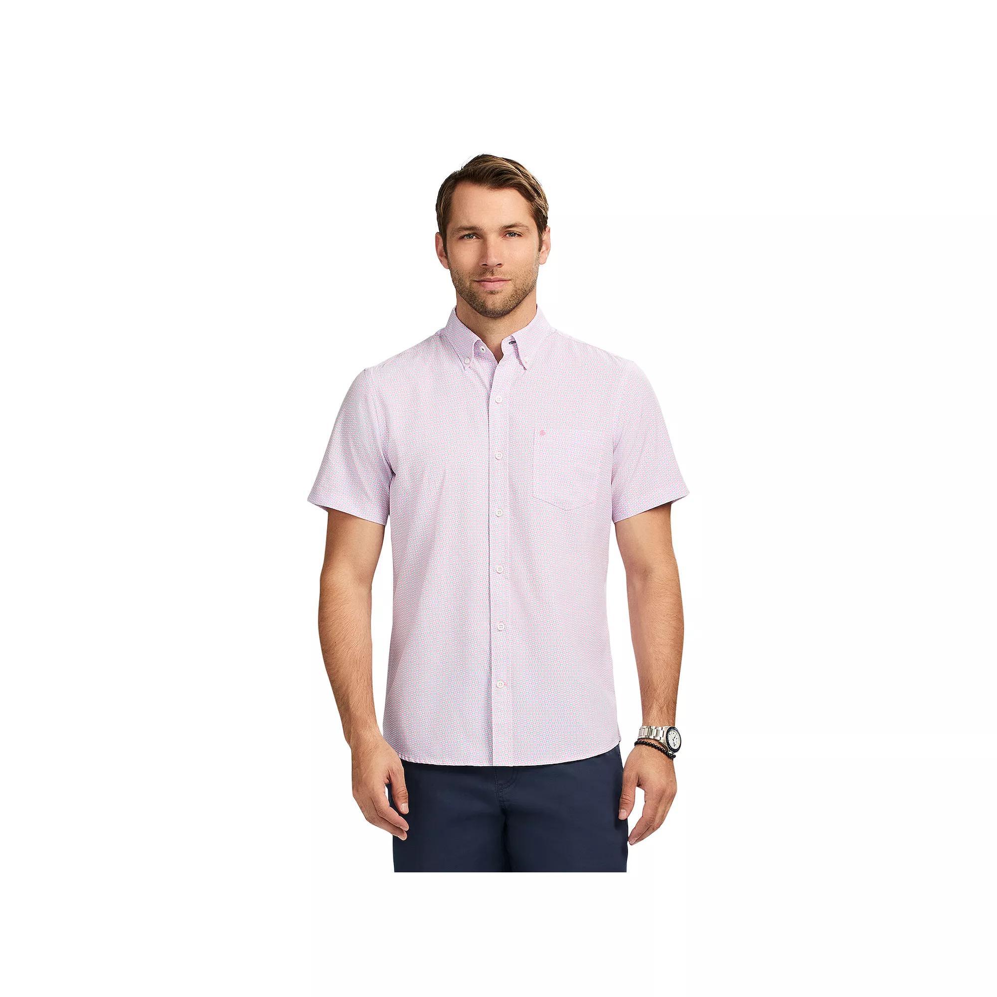 Men's IZOD Breeze Woven Short Sleeve Button Down Shirt,  Product Image