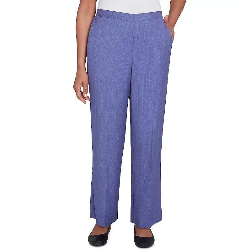 Petite Alfred Dunner Avenue Classic Medium Length Pants, Womens Product Image