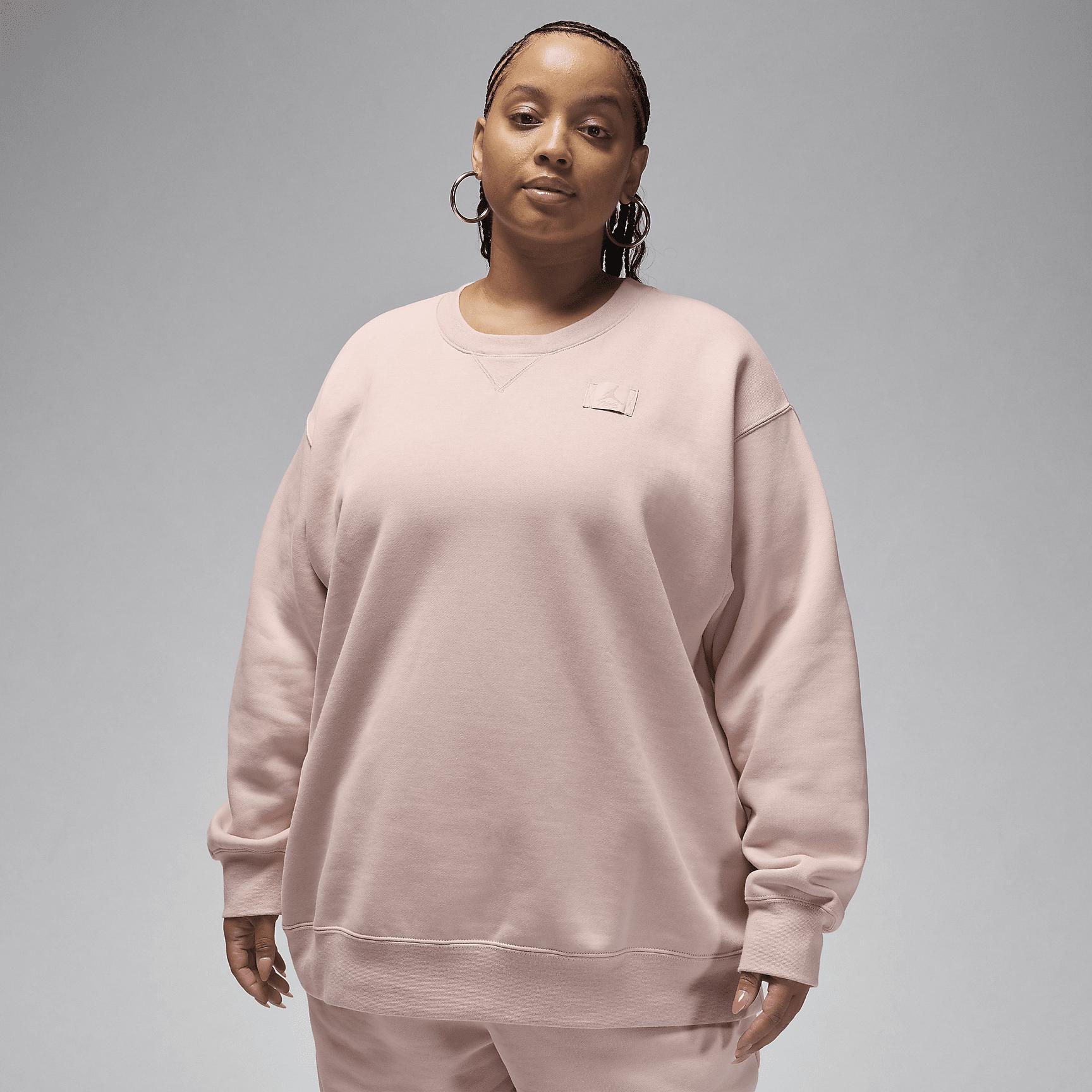 Jordan Flight Fleece Women's Crew-Neck Sweatshirt (Plus Size) Product Image