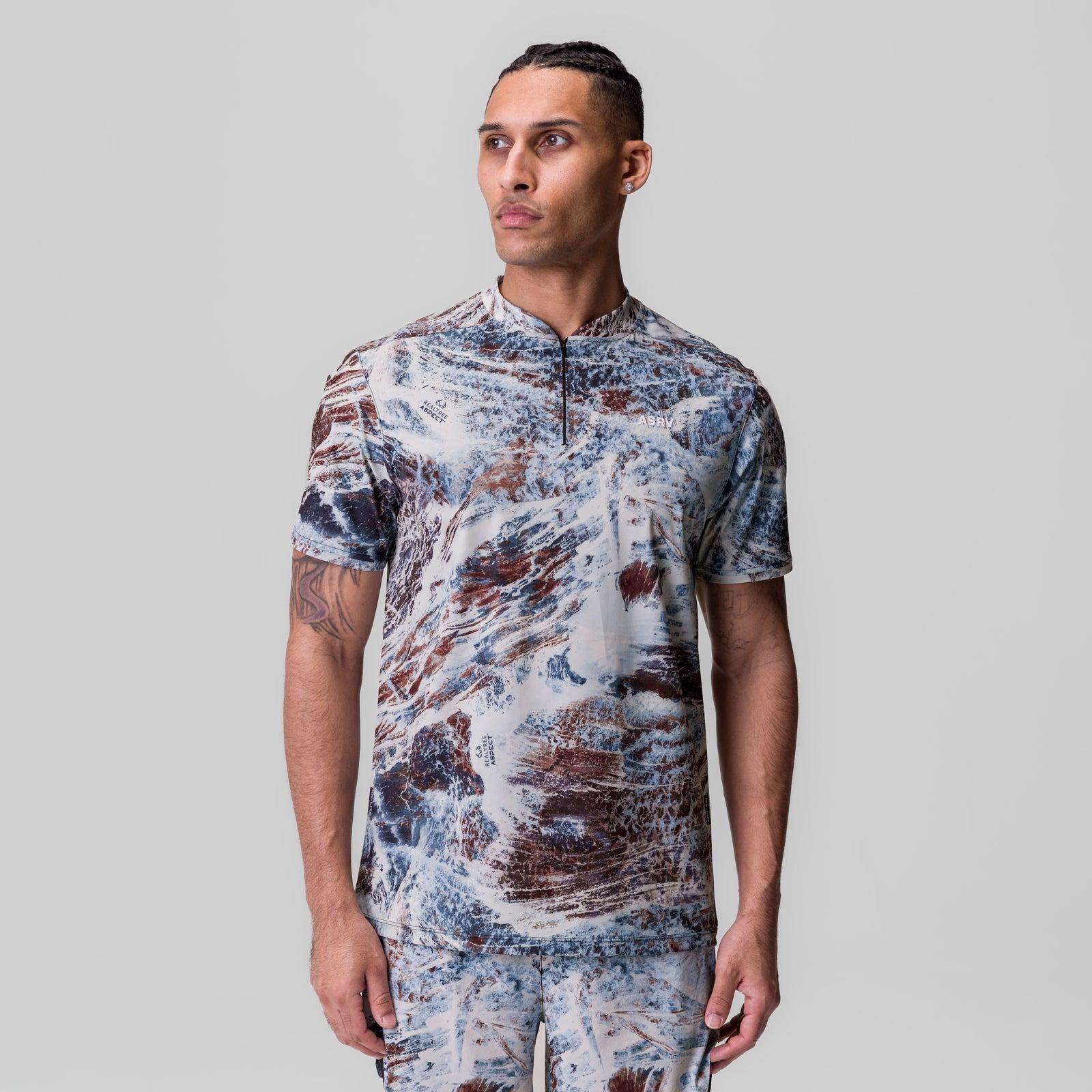 1087. Tetra-Lite® Ice Zip Tee - Realtree® Aspect Product Image