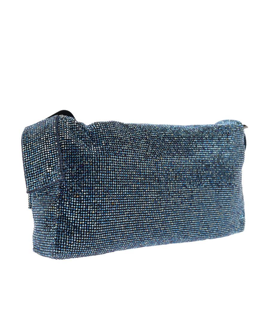 BENEDETTA BRUZZICHES Flip Shoulder Bag In Blue Product Image