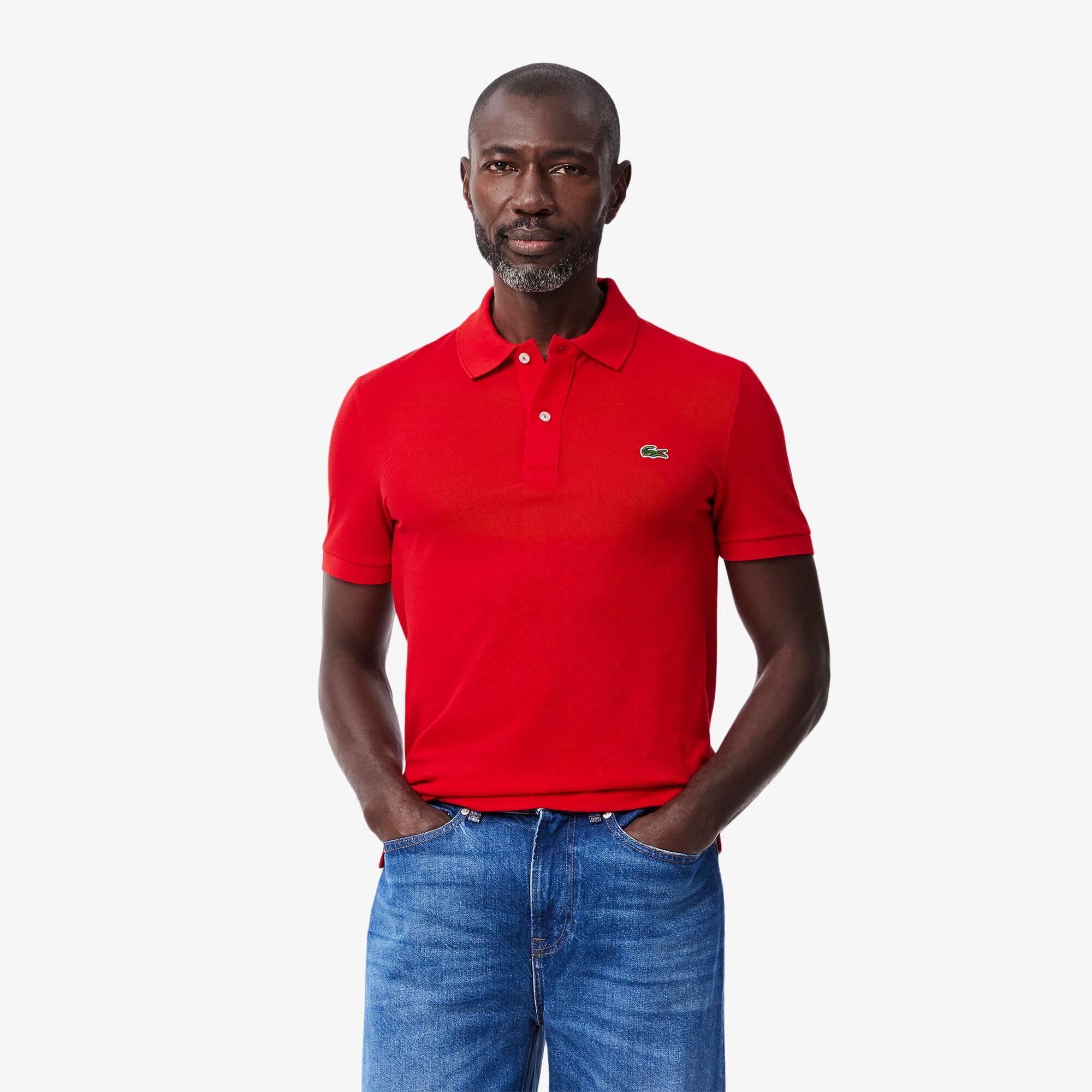 Slim Fit L.12.12 Piqué Polo Shirt Product Image