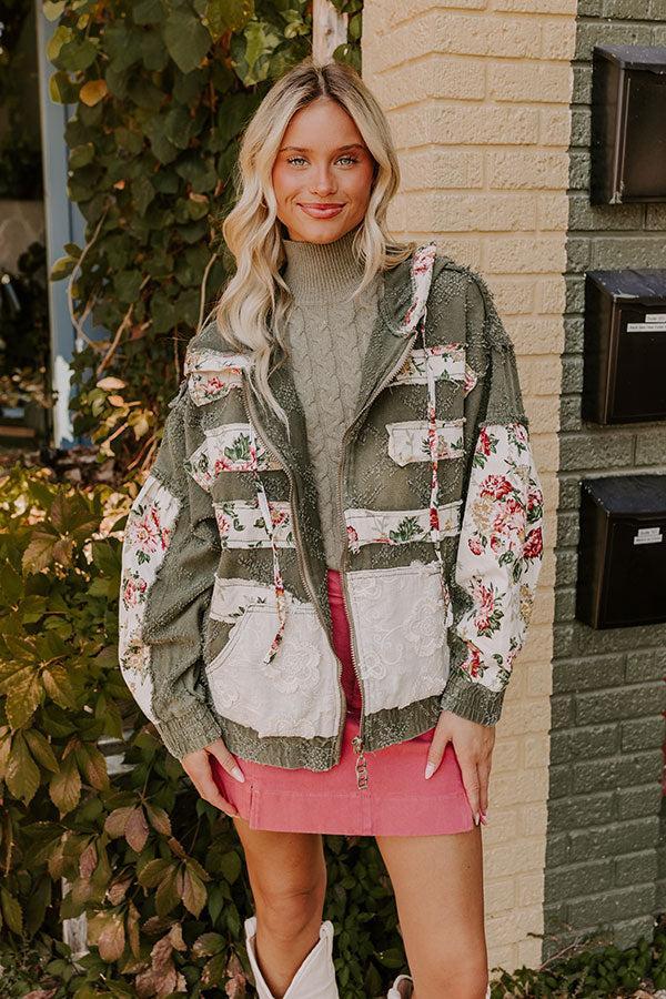 Misty Mornings Color Block Jacket Product Image