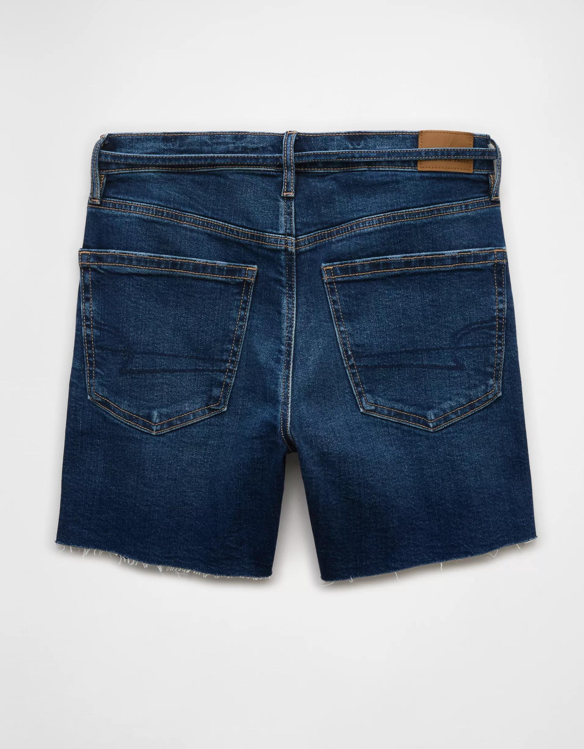 AE 6" Strigid Super High-Waisted Relaxed Denim Short Product Image