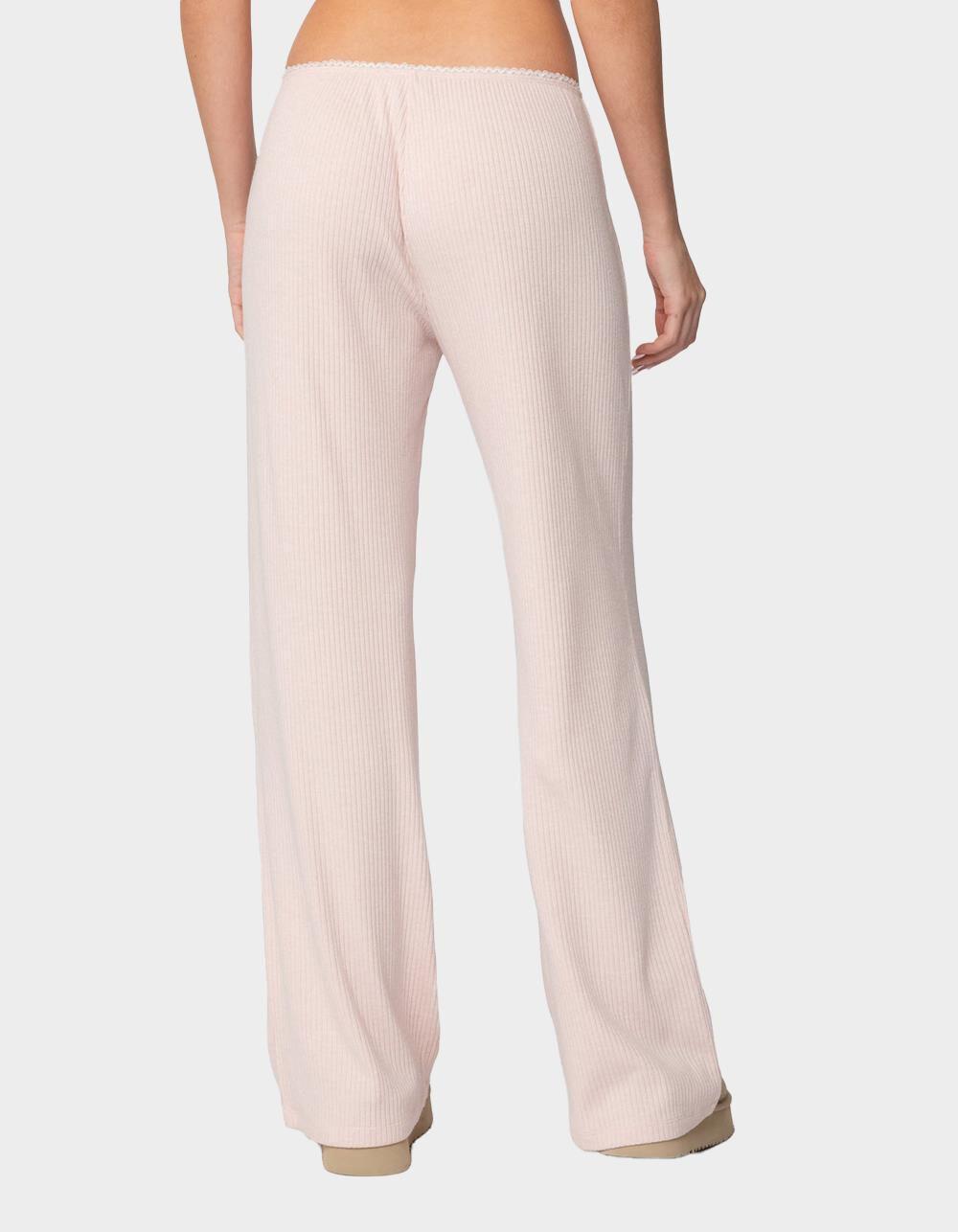 EDIKTED Roselle Ribbed Pants Product Image