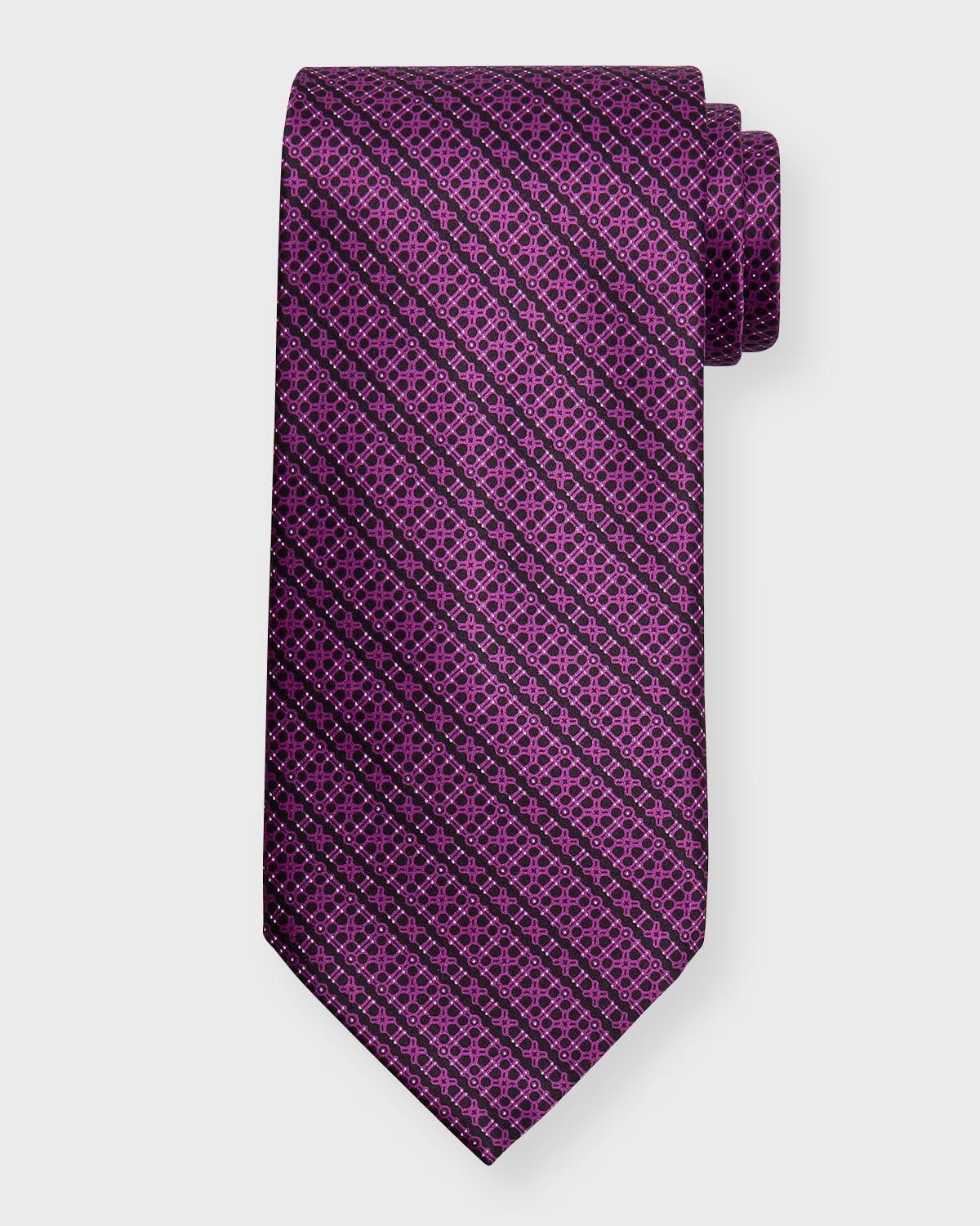 Mens Printed Silk Tie Product Image