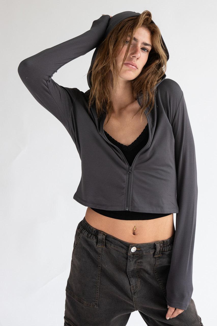 Fleece Lined Zip Up Hoodie Product Image