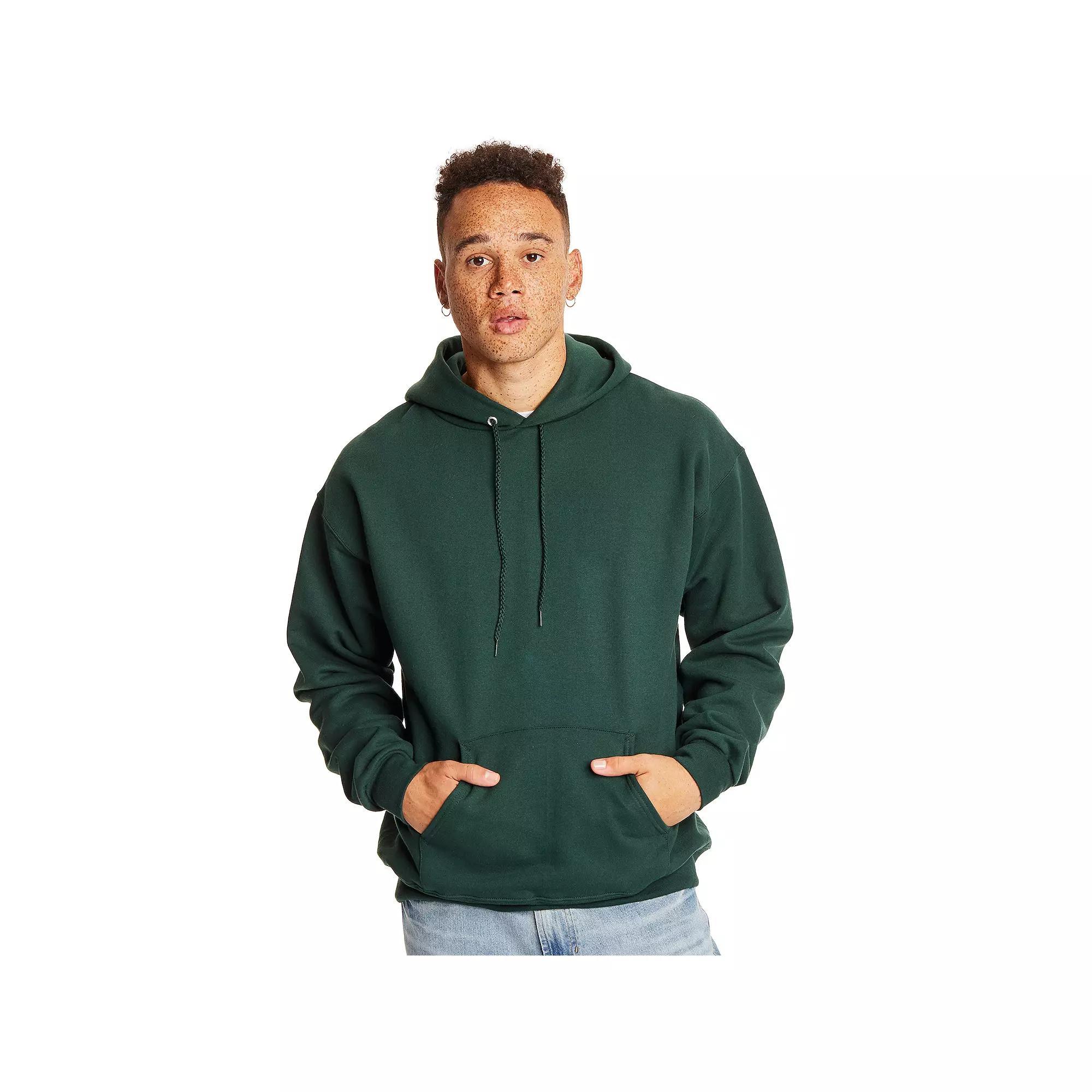 Men's Hanes Ultimate® Fleece Pullover Hoodie, Size: XL, White Product Image