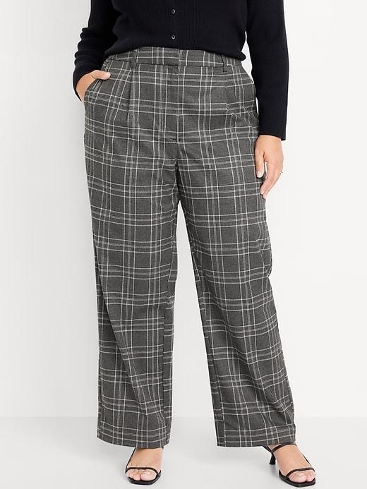 Extra High-Waisted Taylor Trouser Wide-Leg Pants Product Image