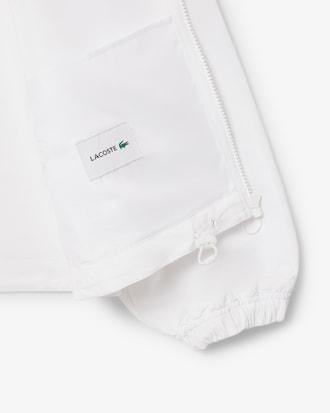 Cropped Zip-Up Hooded Jacket Product Image