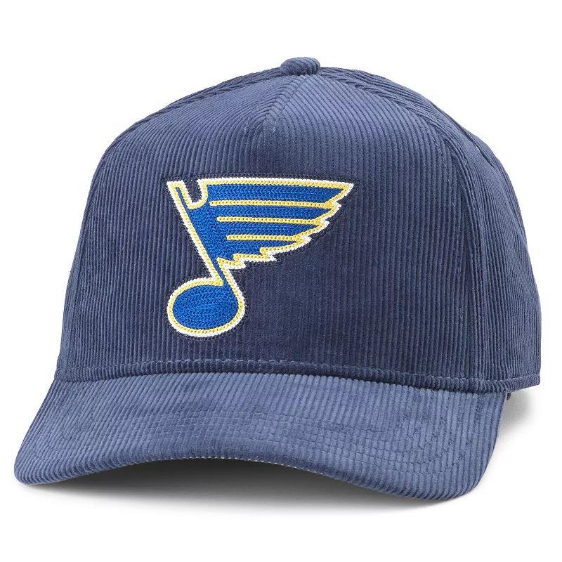 Mens American Needle St. Louis Blues Corduroy Chain Stitch Adjustable Hat Product Image