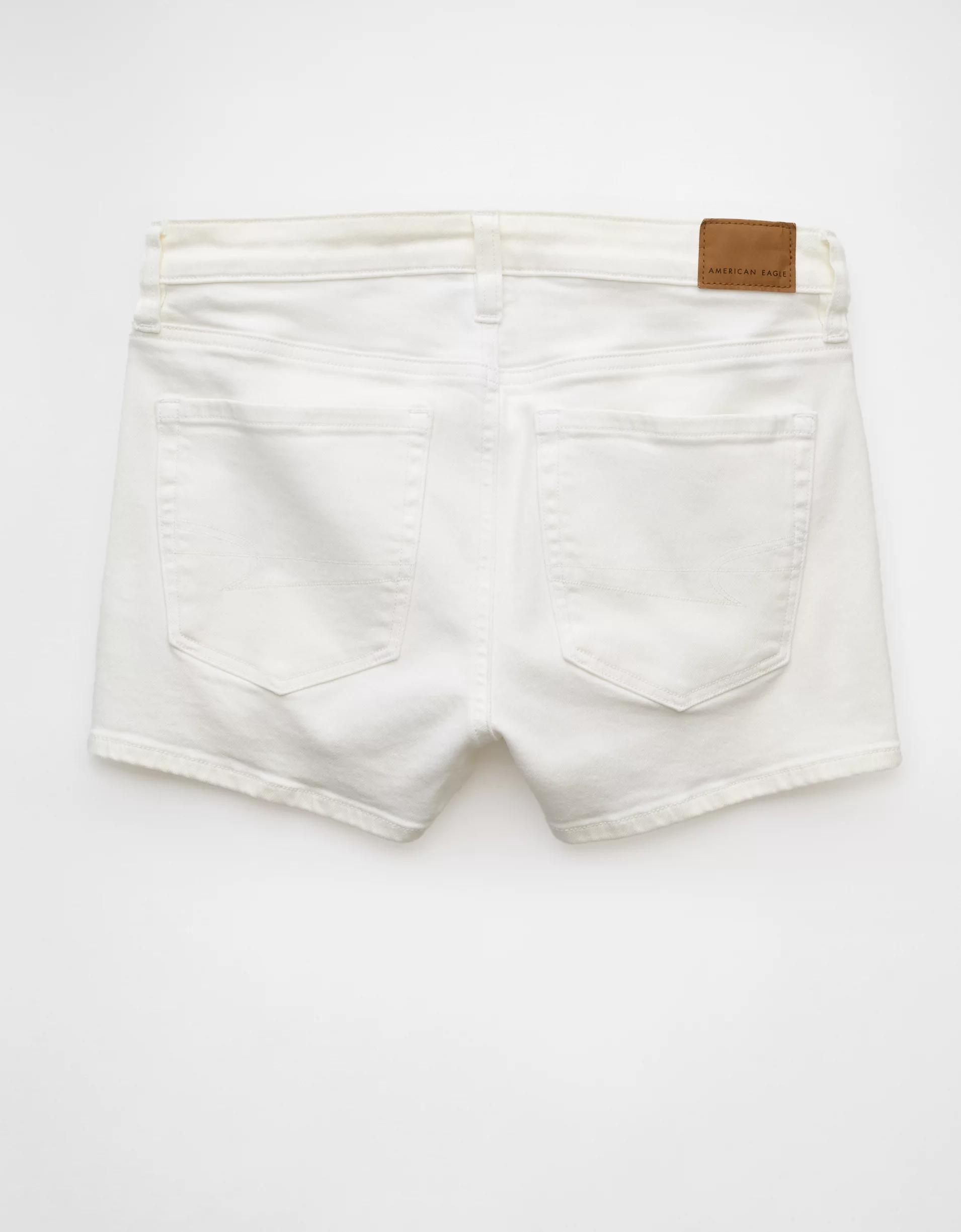 AE Next Level High-Waisted Denim Short Short Product Image
