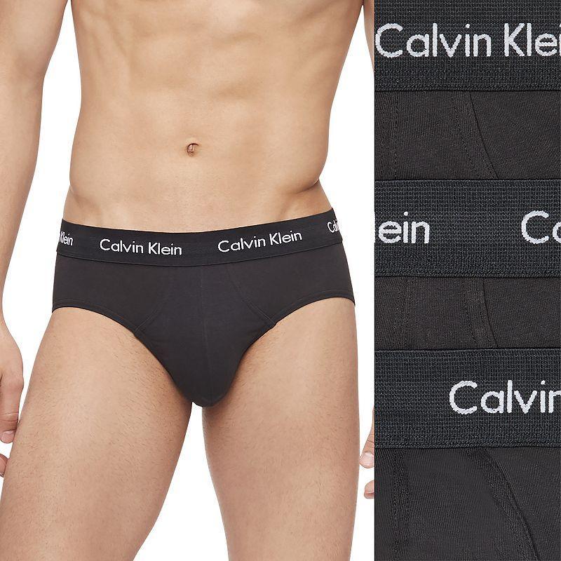 Men's Calvin Klein 3-pack Cotton Stretch Briefs, Size: Large, White Product Image