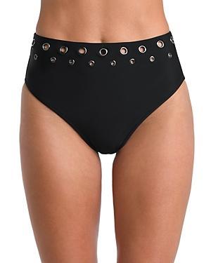 LAgence Vanessa Grommet High Waist Bikini Bottom Product Image