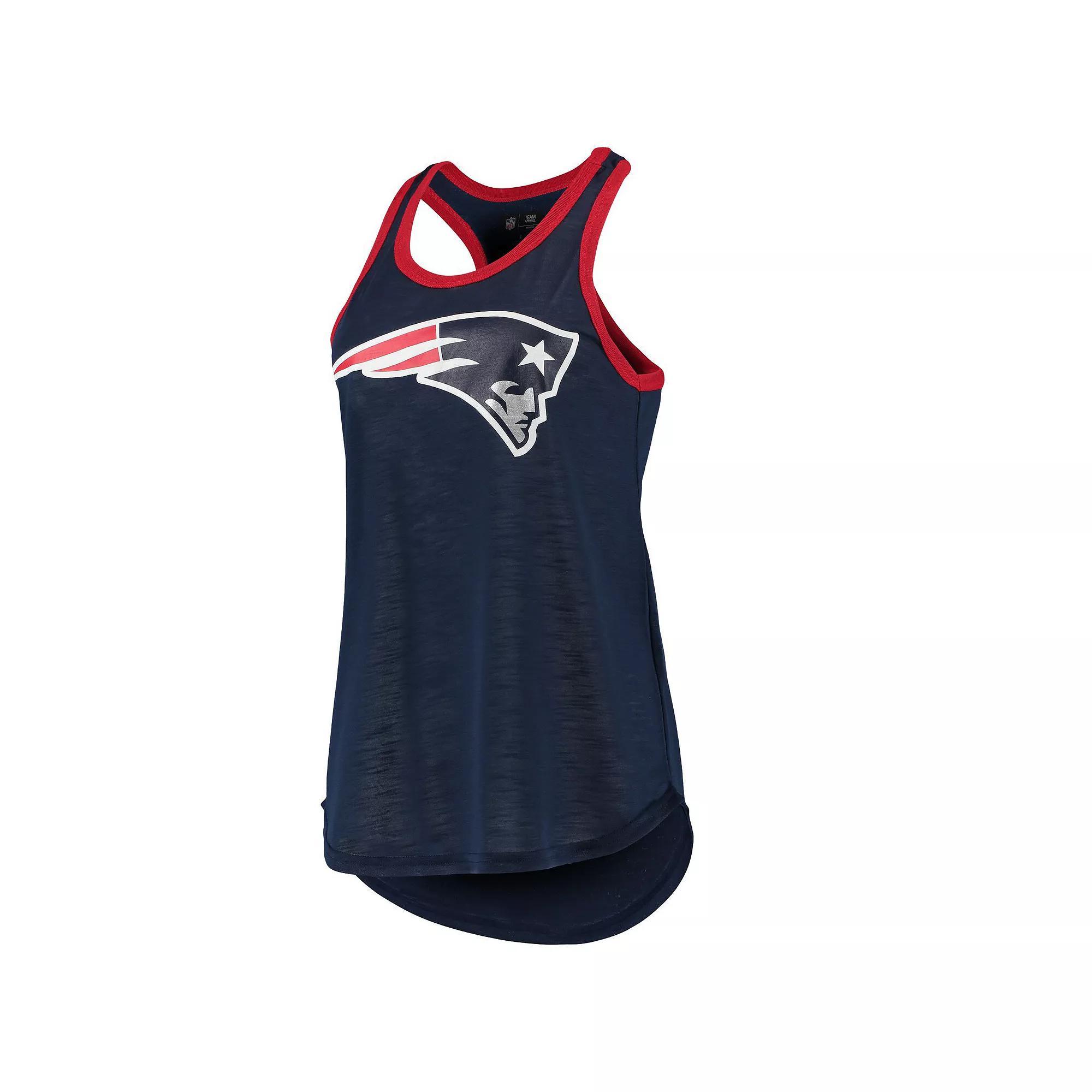 Womens G-III 4Her by Carl Banks New England Patriots Tater Tank Top Blue Product Image