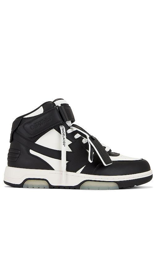 OFF-WHITE Out Of Office Mid Top Sneaker in White,Black Product Image