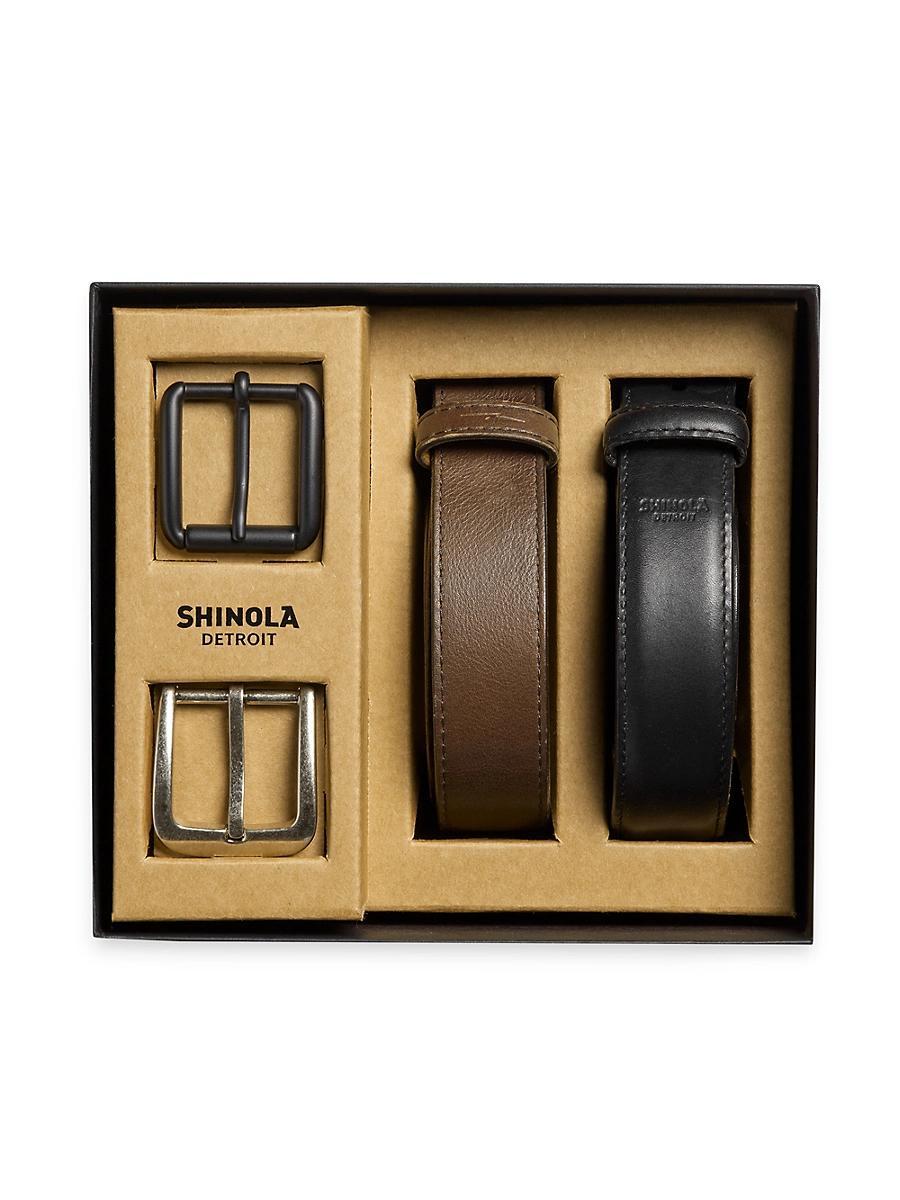 Mens Boxed Belt Gift Set Product Image