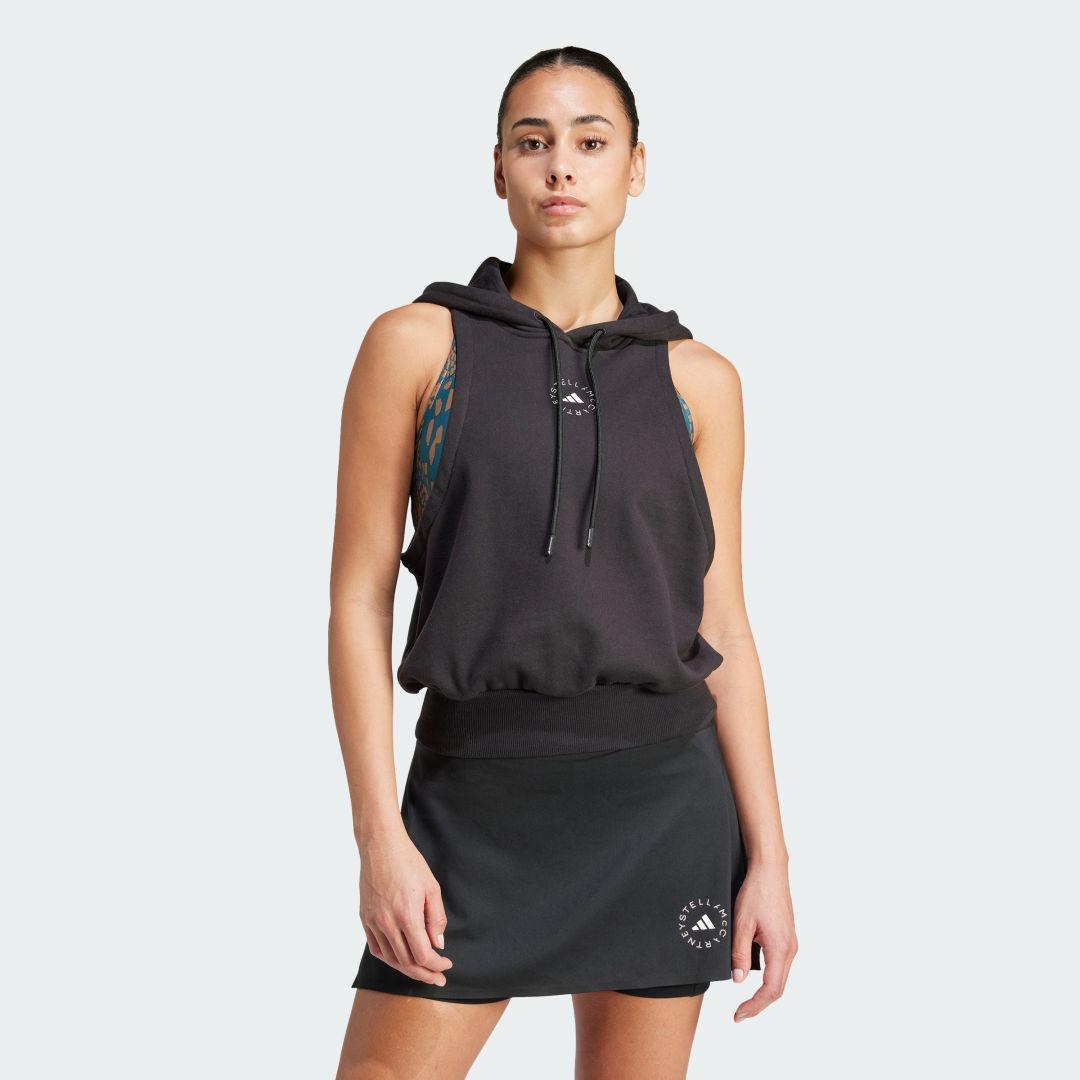 adidas by Stella McCartney Sportswear Sleeveless Hoodie IN3676 Women's Sweatshirt Product Image