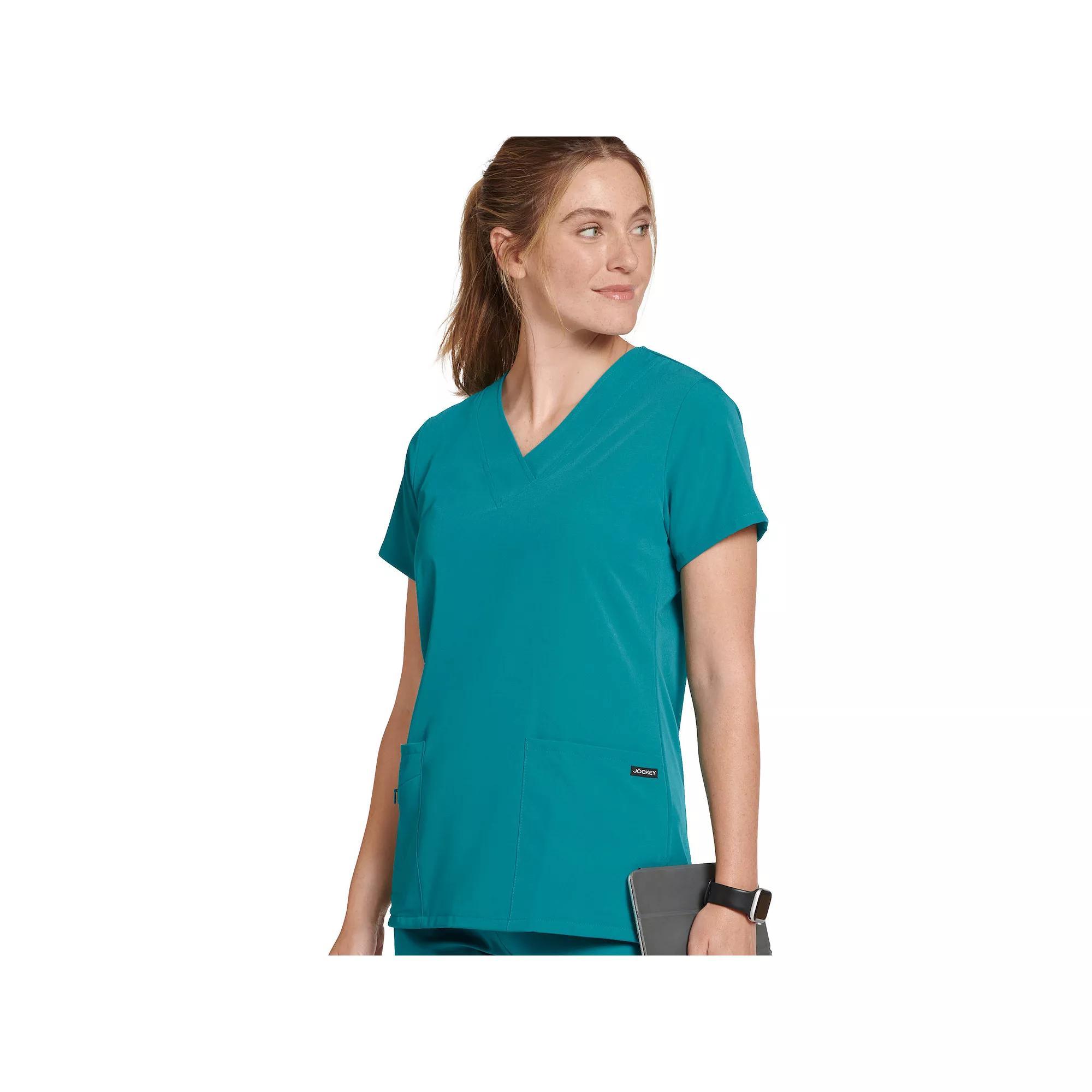 Women's Jockey® Scrubs V-Neck Crossover Top 2206,  Product Image