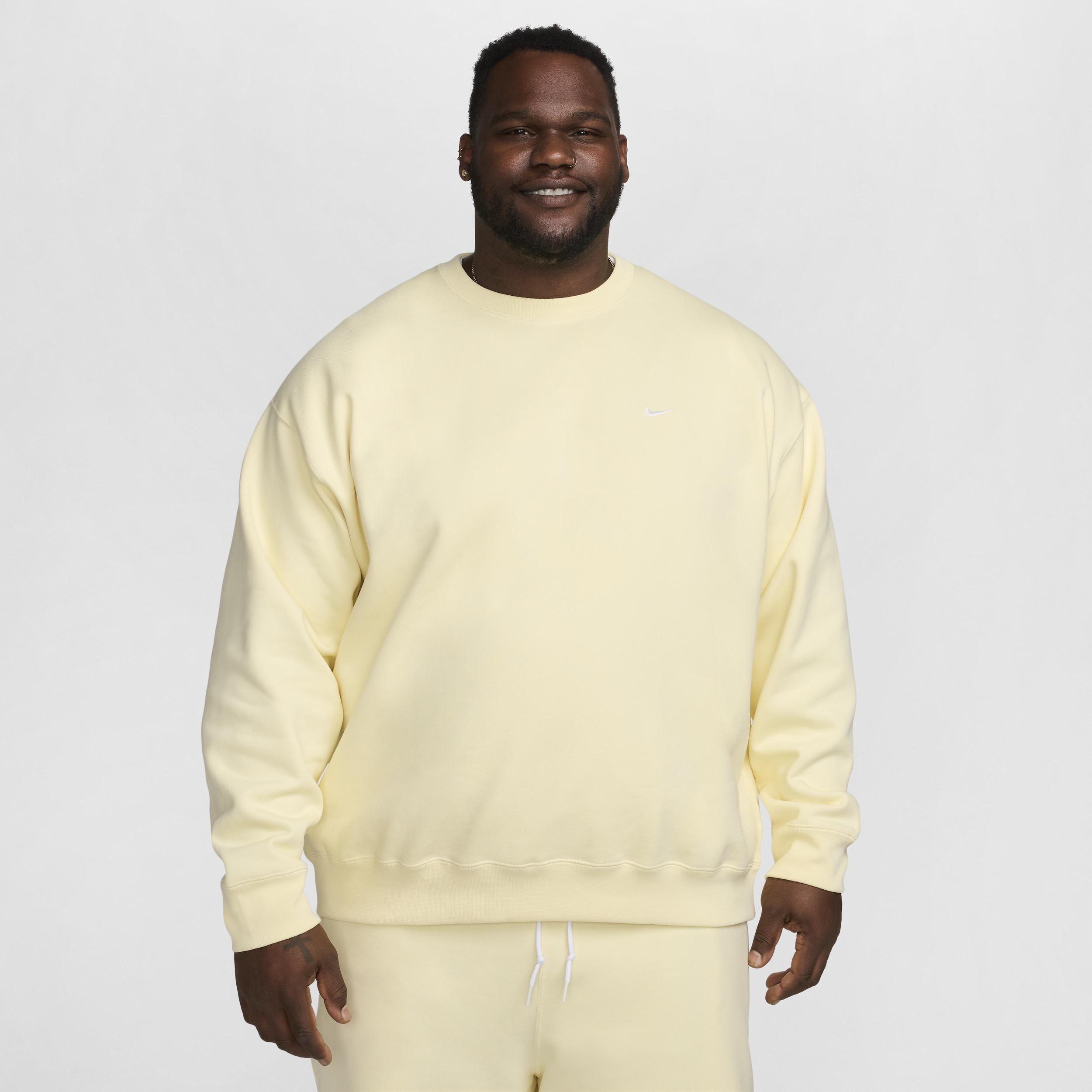 Nike Solo Swoosh Men's Fleece Crew Product Image