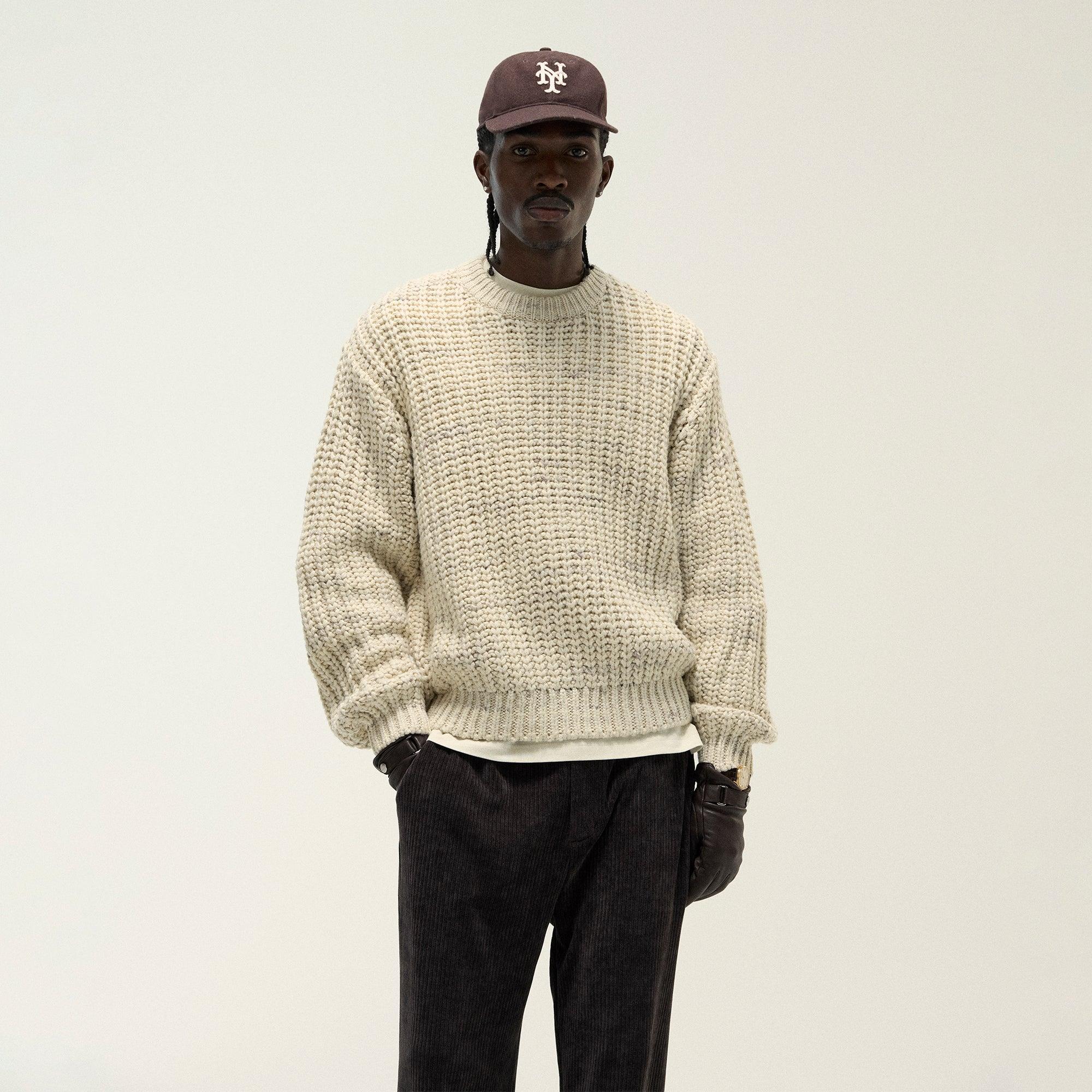 Kith Lyon Sweater - Snow Male Product Image