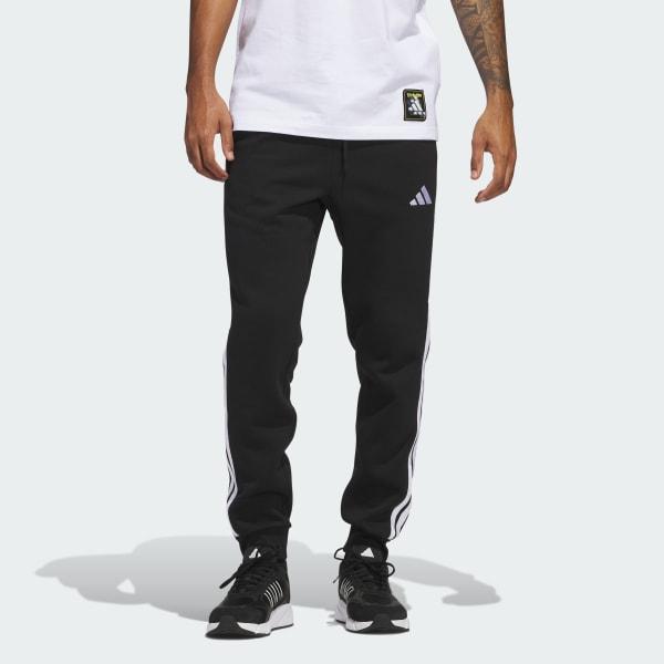 Essentials 3-Stripes Fleece Pants Product Image