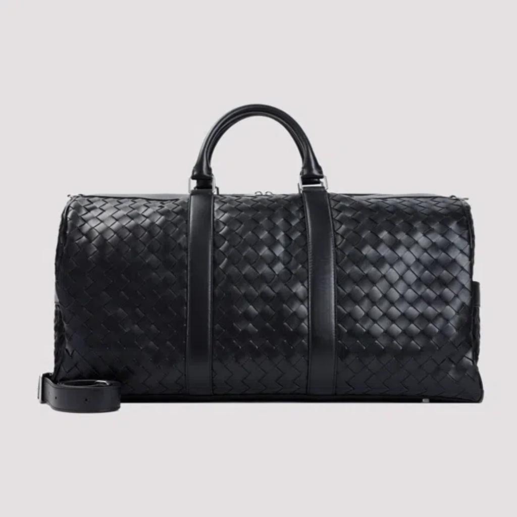 BOTTEGA VENETA Medium Duffle Bag In Black Product Image